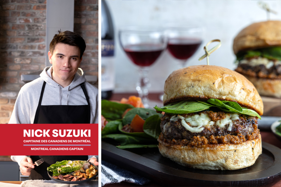 Nick’s Pick | Beef & Mozza Burgers on Potato-Scallion Buns