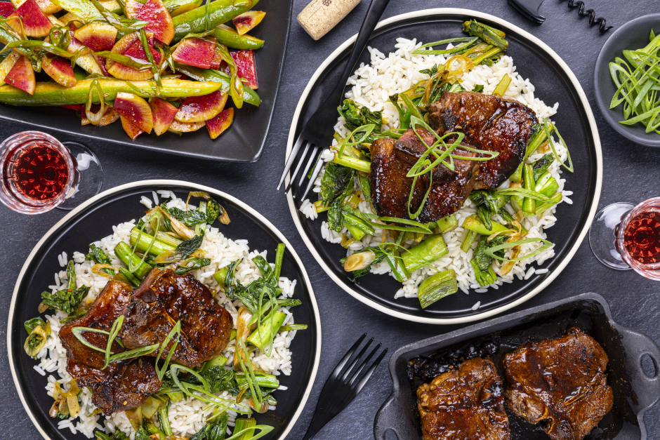 Spicy Soy-Glazed Korean Lamb Chops