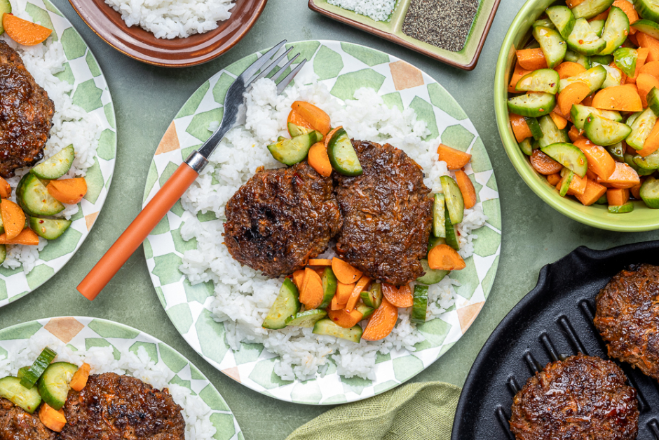 Thai-Glazed Beef Patties