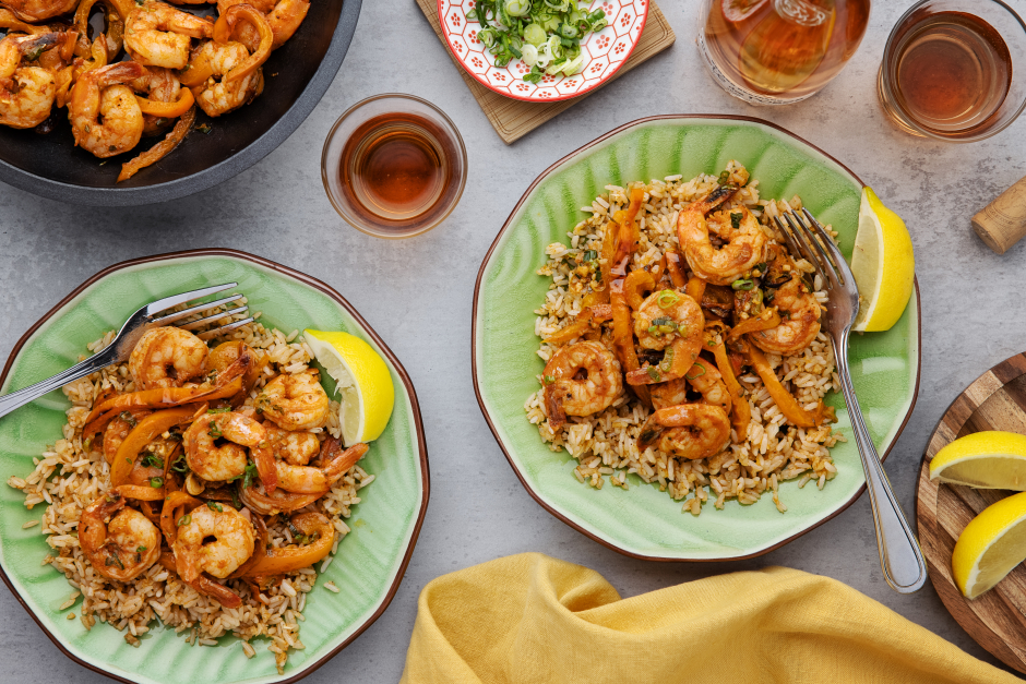 Cajun-Style Shrimp Skillet