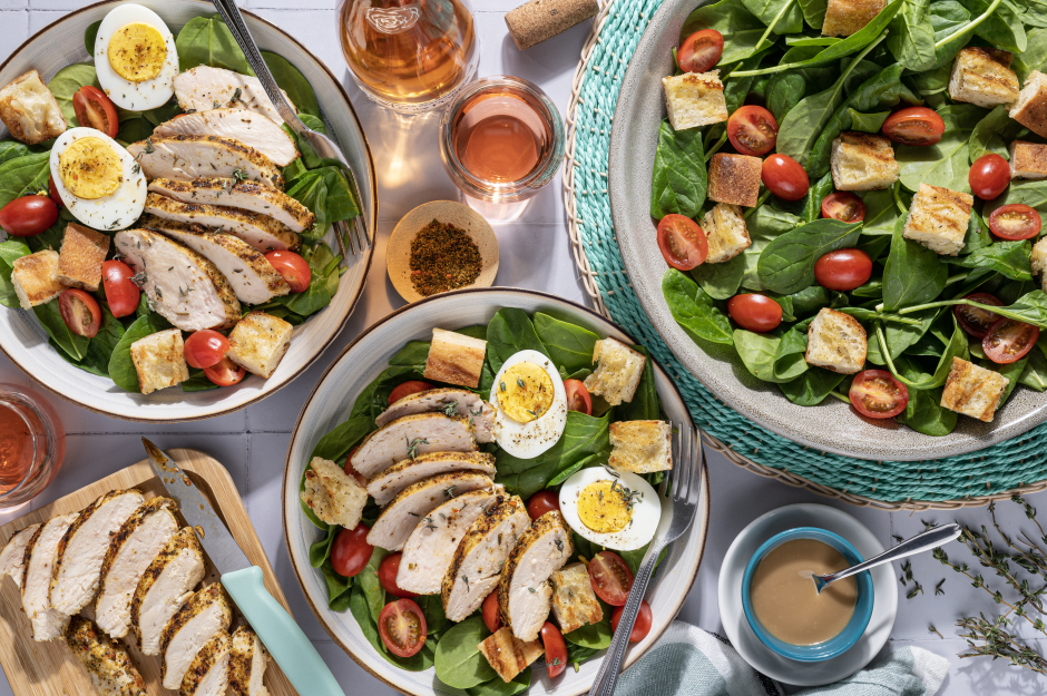 Honey-Dijon BBQ Chicken Salad