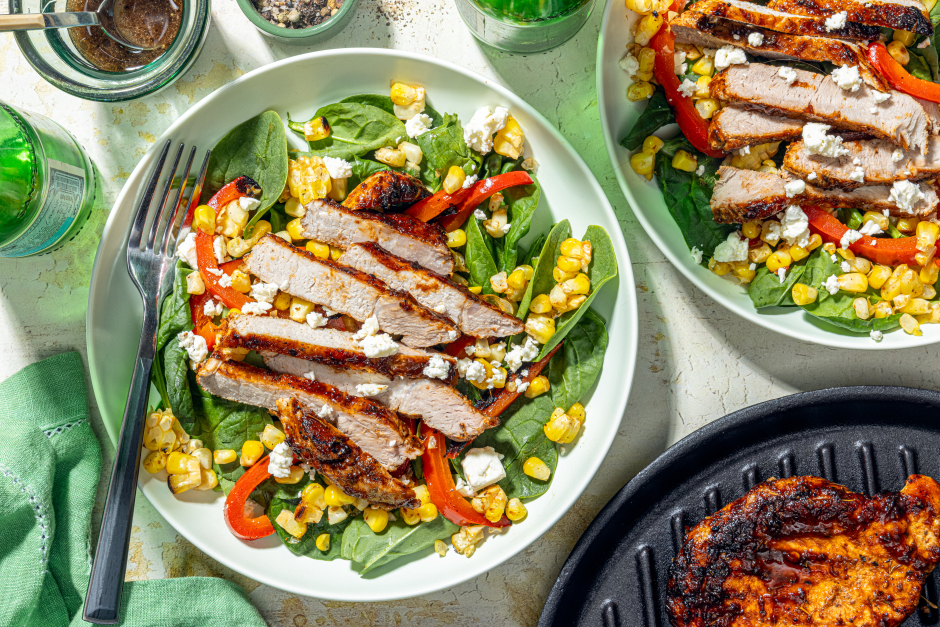 Sizzling Cajun BBQ Pork Chops