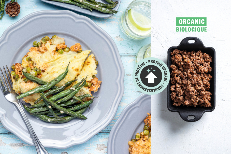 Protein Upgrade | ORGANIC Beef & Pea Shepherd’s Pie