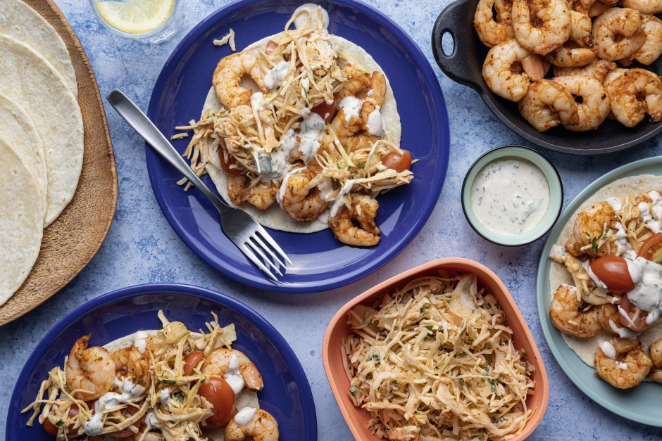 Sheet Pan Shrimp Tacos