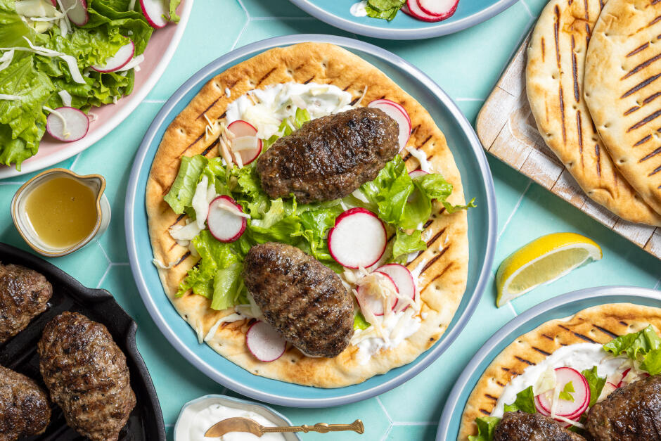 Grilled Gyro Beef Pita