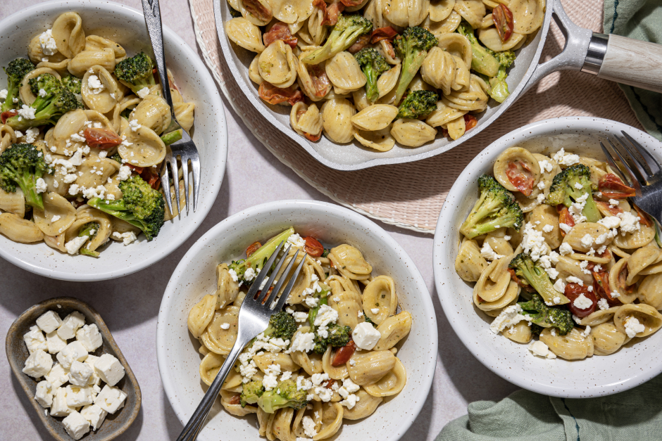 Creamy Pesto Orecchiette