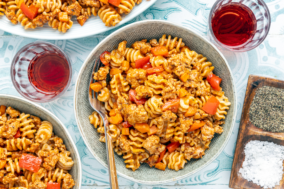 Pork Sausage Meat Cacciatore Radiatore