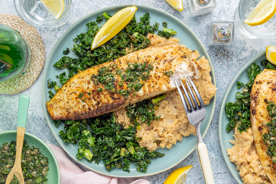 French-Style Tilapia with Piccata Vinaigrette