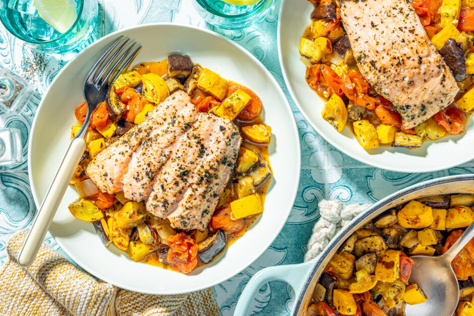Provençal Salmon Roast