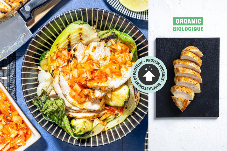 Surclassement de protéine | Poulet BIO grillé à la coréenne