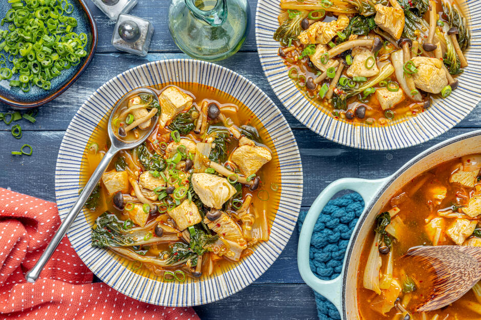 Spicy Chicken Kimchi Stew