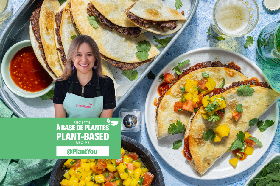Goodfood x PlantYou: Tacos de piments chipotles et haricots noirs au four