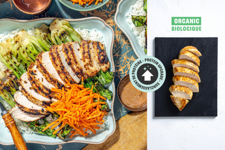 Protein Upgrade | Grilled Lemongrass-Peanut ORGANIC Chicken Breasts