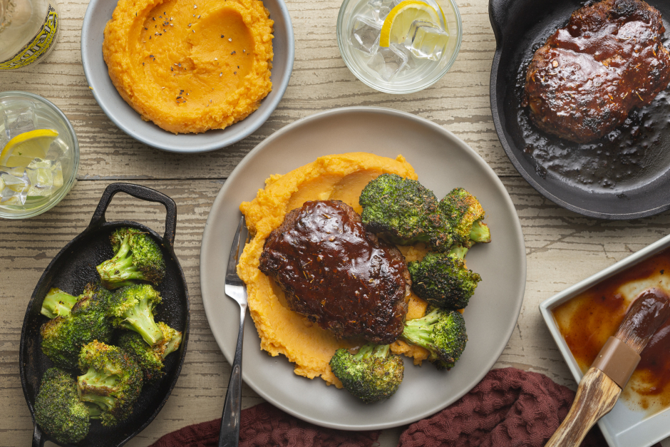 Sain + Sensé: Mini pains de viande au bœuf poêlés