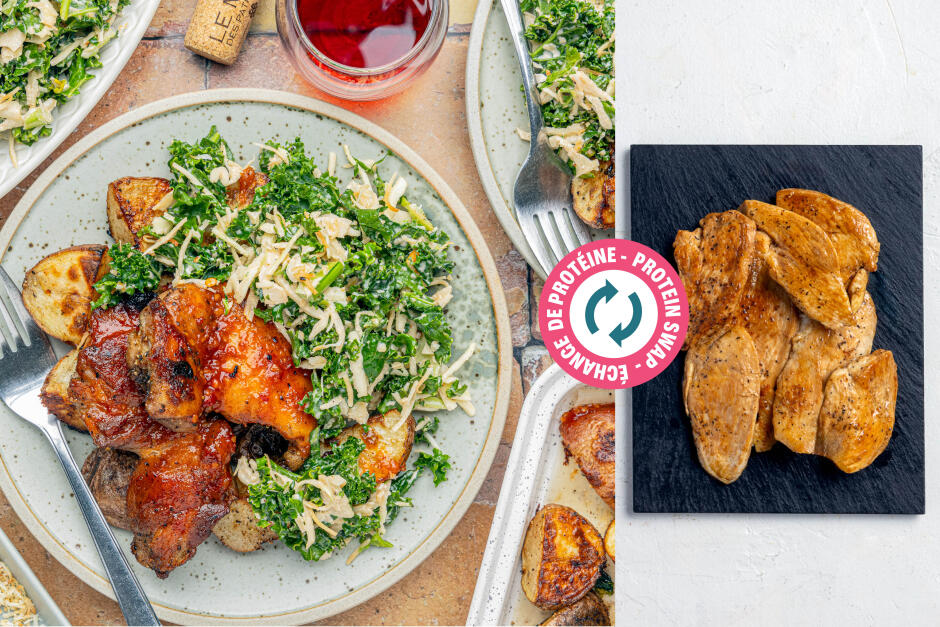 Protein Swap | Spicy Jerk Chicken & Potato Traybake