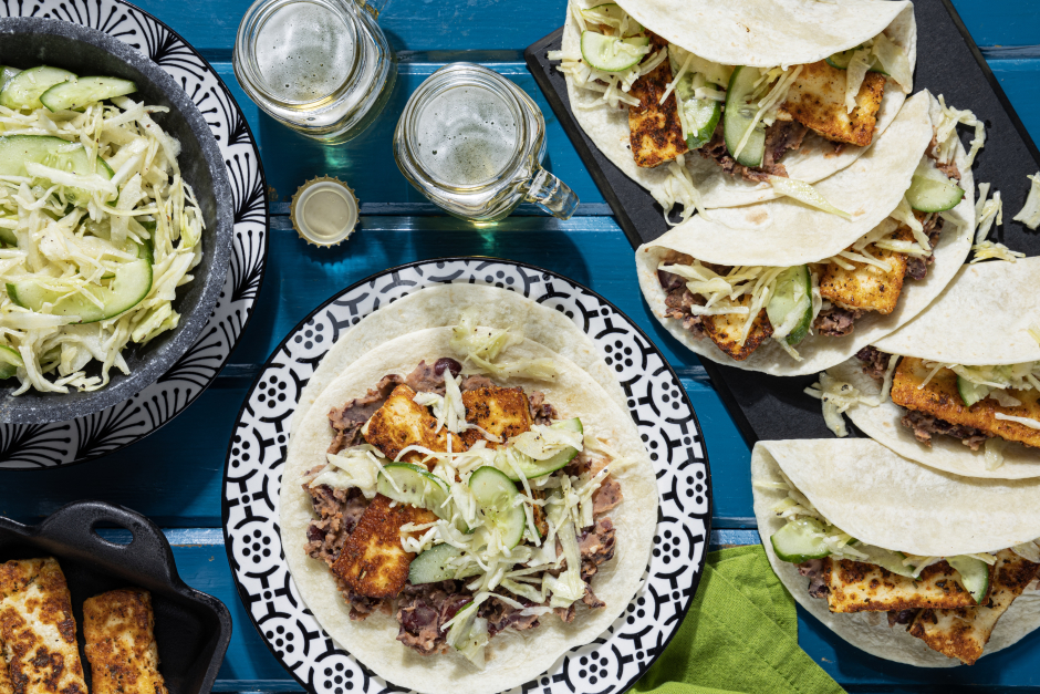 Halloumi & Red Bean Tacos