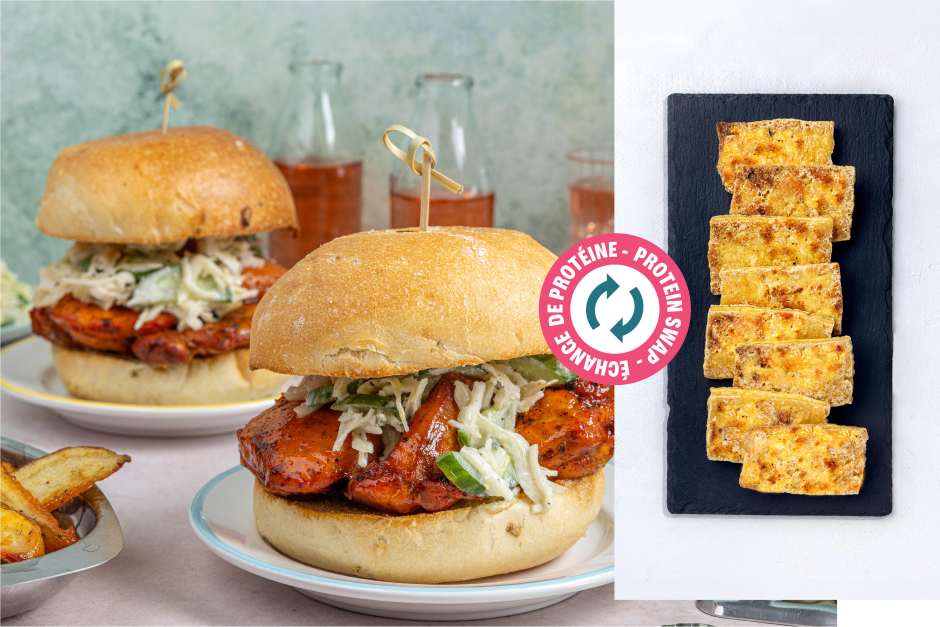 Protein Swap | One-Pan Spicy Tandoori Tofu Burgers