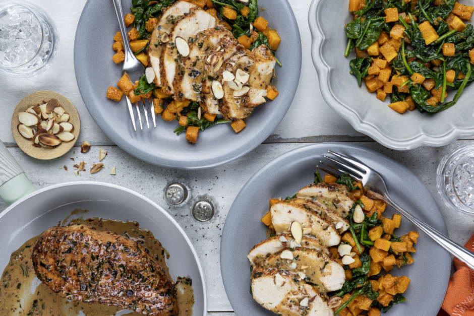 Keto: Chicken Breasts with Tarragon-Mustard Sauce