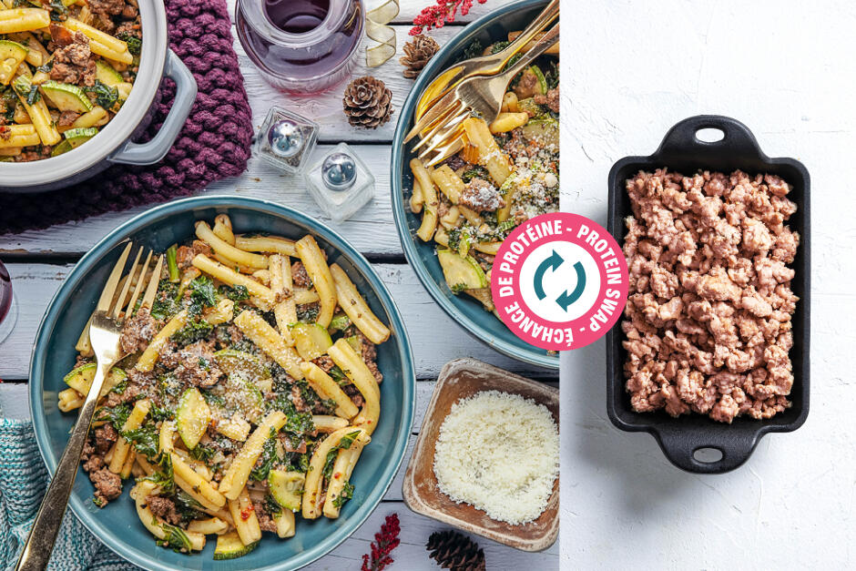 Protein Swap | Pork & Veggie Gemelli