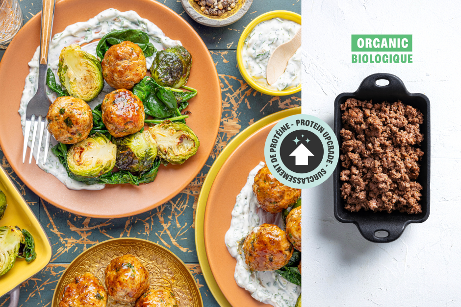 Protein Upgrade | Indian-Spiced ORGANIC Beef Meatballs