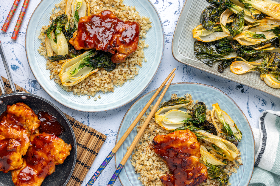 Carb-Wise: Hot & Honeyed Korean-Inspired Chicken Thighs