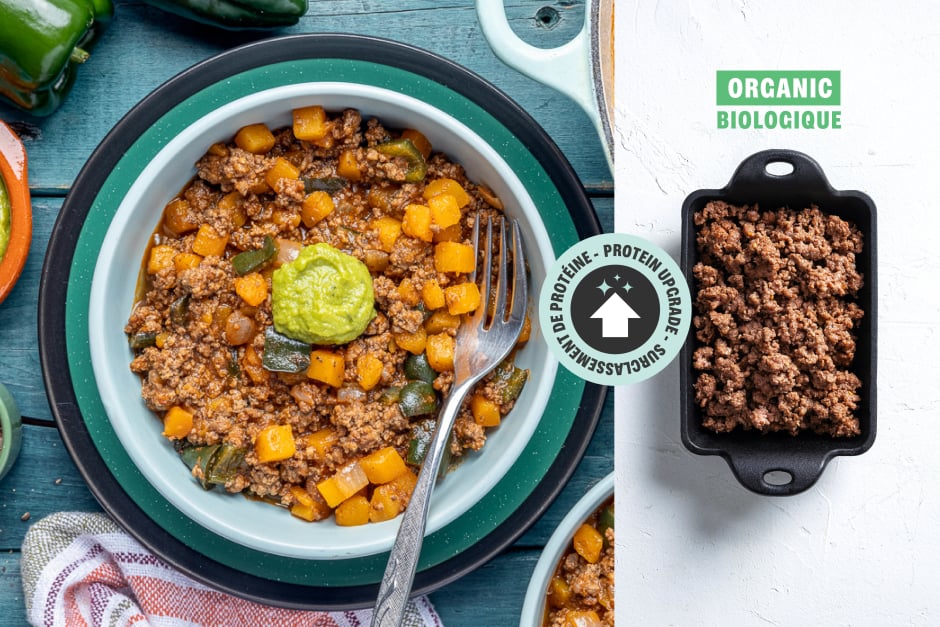 Protein Upgrade | Veggie-Packed Chili Con Carne with ORGANIC Ground Beef