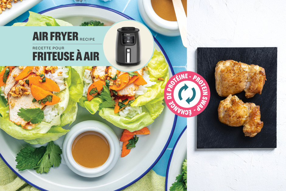 Protein Swap | Satay-Inspired Chicken Lettuce Cups
