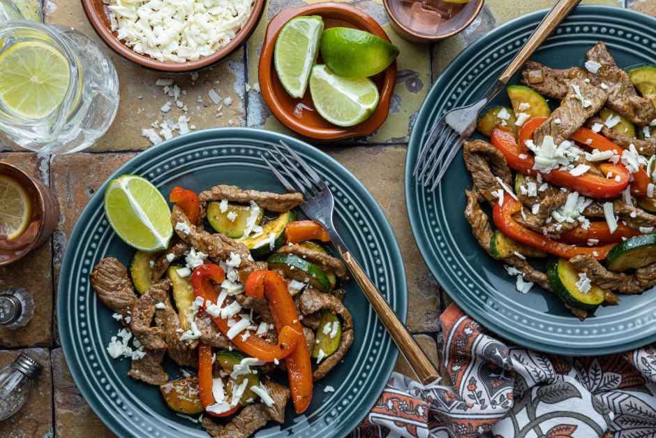 Calorie Wise: One-Pan Fajita-Style Beef Strips