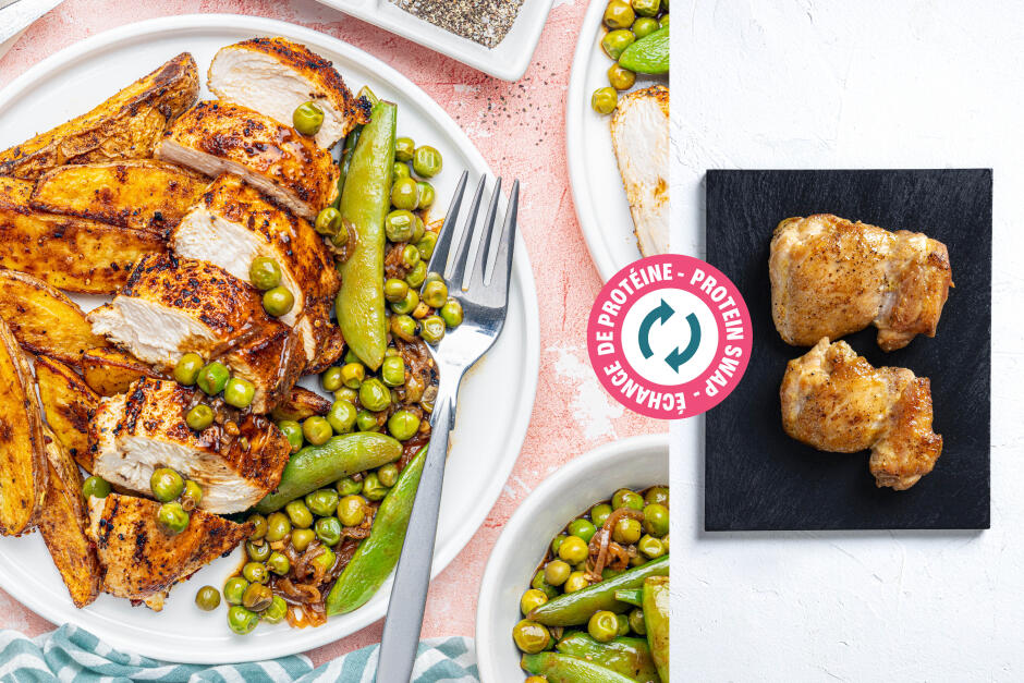 Protein Swap | Chicken Vesuvio