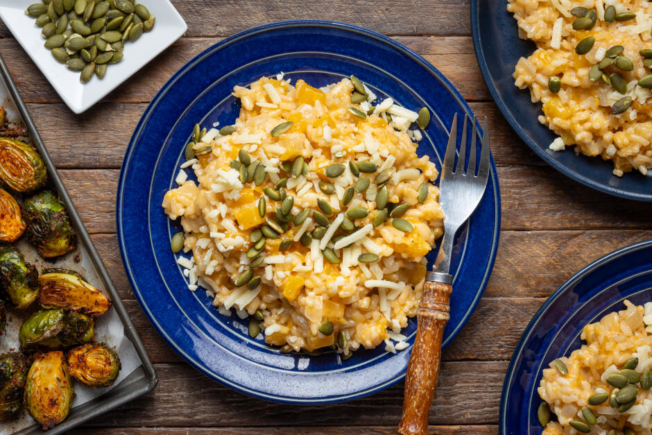 Cheesy Squash Risotto