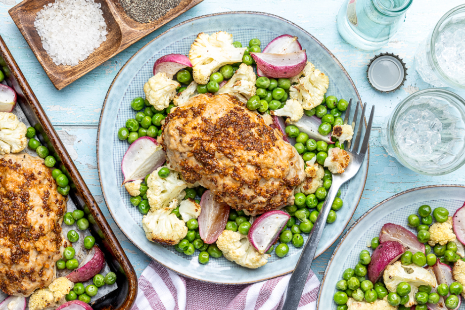 Pork Mini Meatloaf Traybake