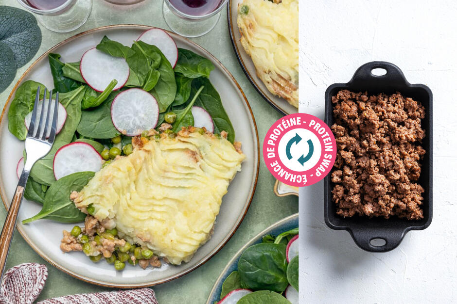Protein Swap | Beef Skillet Shepherd’s Pie