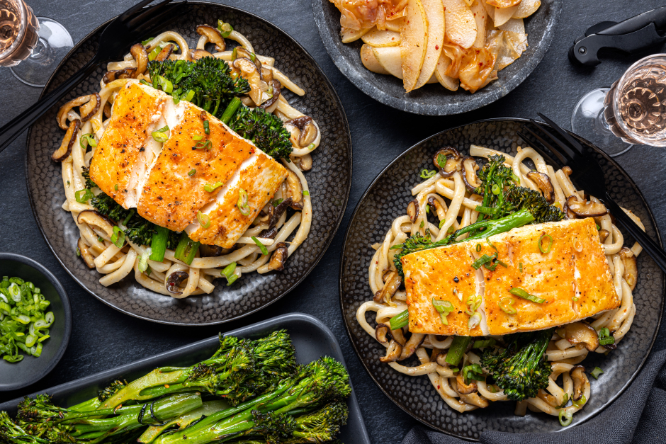 L’Artisan: Seared Halibut & Asian Pear Kimchi