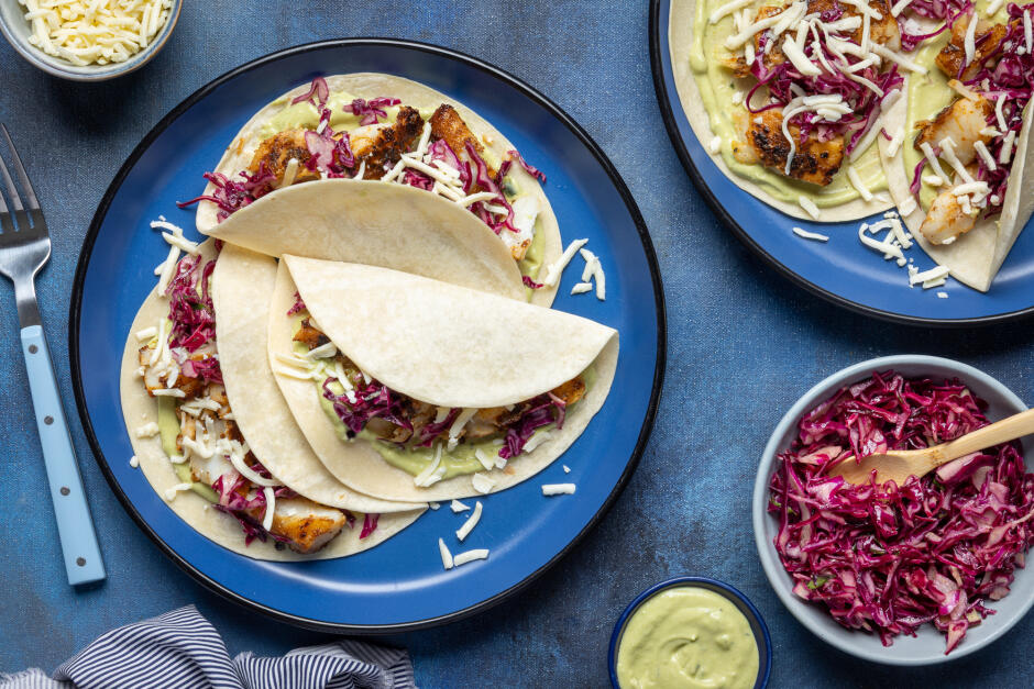 Very Super Quick Cod Tacos