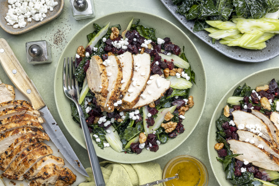 Pan-Roasted Chicken Harvest Salad