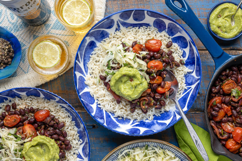 Rapido Rainbow Burrito Bowls