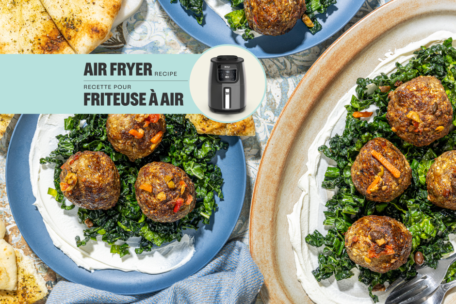 Mezze de boulettes de bœuf et chou-fleur