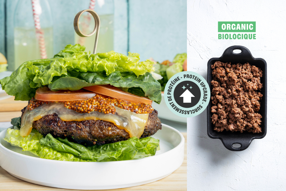 Protein Upgrade | Smoked Cheddar BBQ ORGANIC Beef Lettuce Burgers