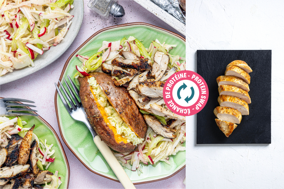Échange de protéine | Poitrines de poulet BBQ inspirées des îles