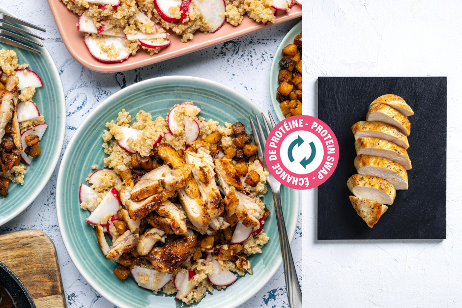 Protein Swap | Spicy Chipotle-Maple Chicken Breasts