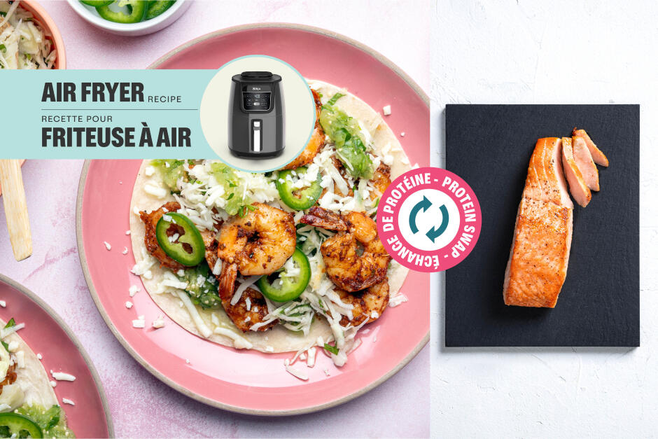 Protein Swap | Easy Salmon Tacos