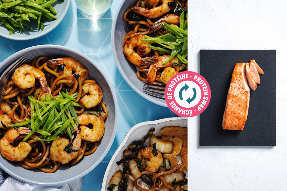 Protein Swap | Speedy Salmon & Sesame Noodles