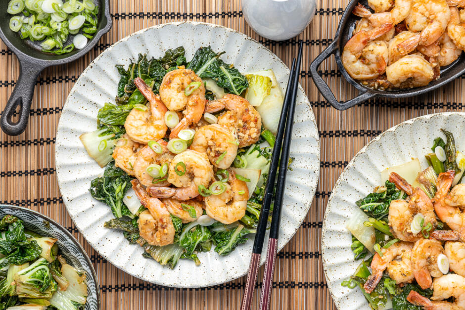 Chili-Glazed Shrimp Sauté