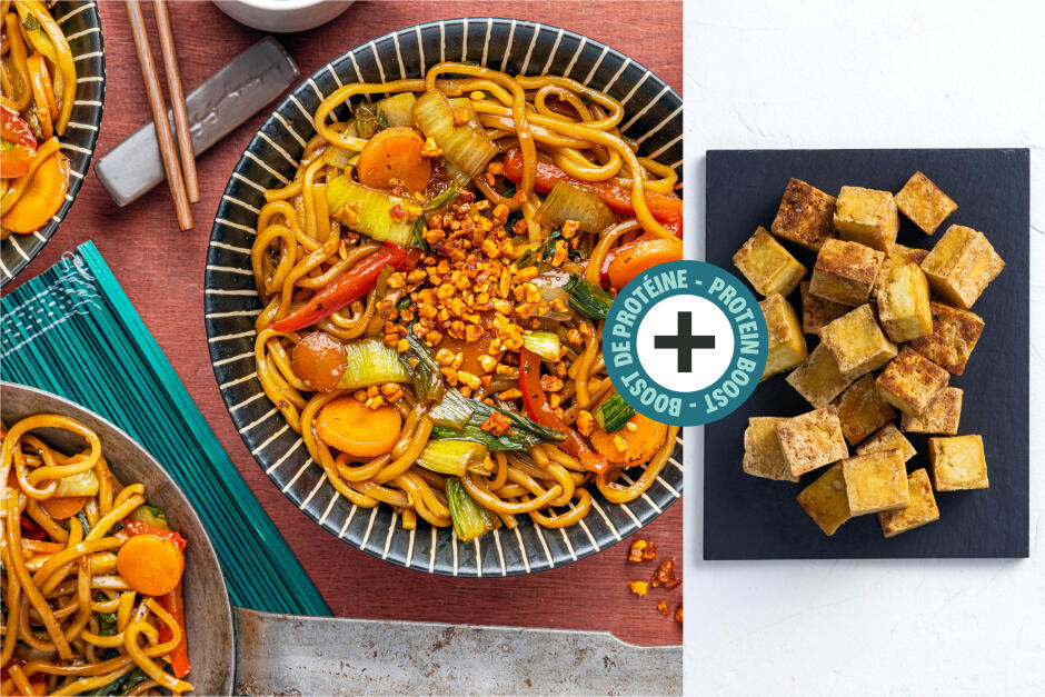 Protein Boost | Vegan Mee Goreng with Tofu & Fresh Ramen Noodles