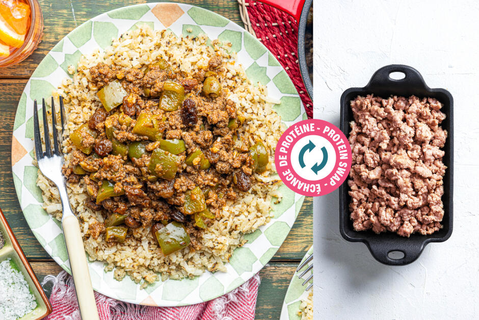 Protein Swap | Pork Picadillo