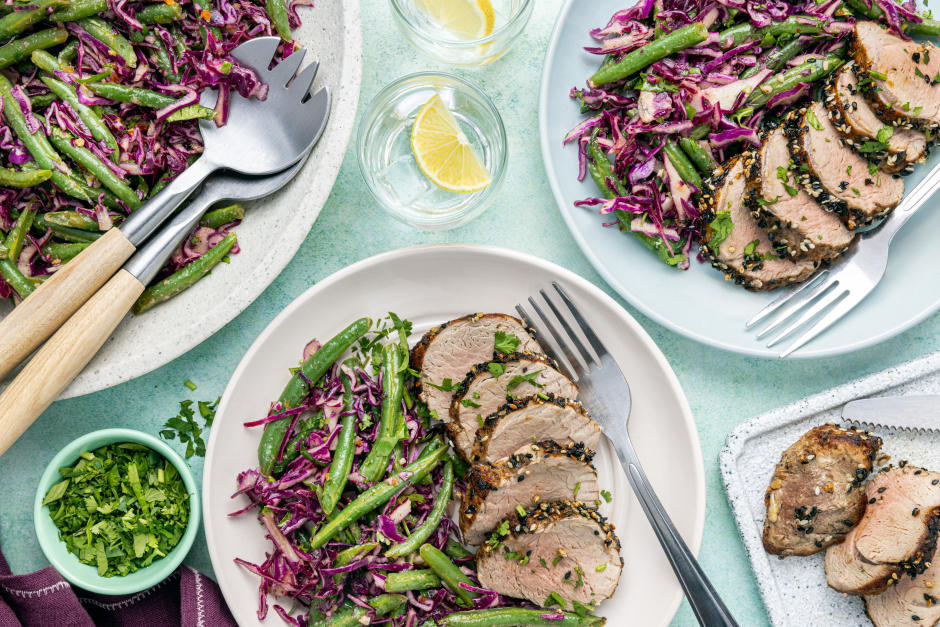 Paleo: Sesame-Crusted Pork Tenderloin