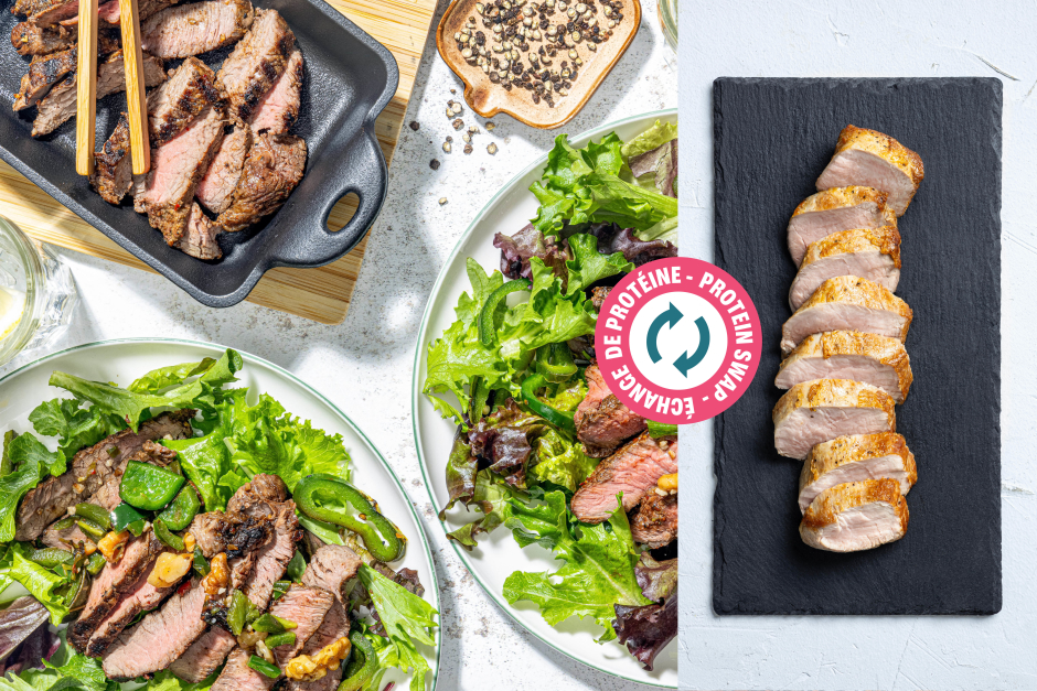 Protein Swap | Spanish Pork Tenderloin Salad