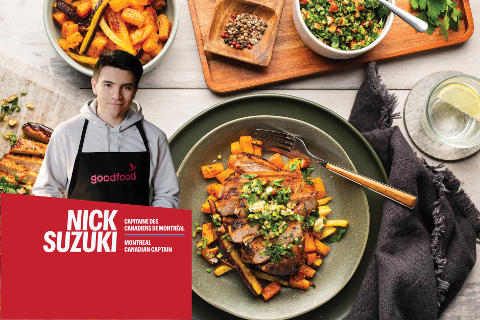 Nick’s Pick | Carb-Wise: Seared Pork Chops with Crunchy Almond Gremolata