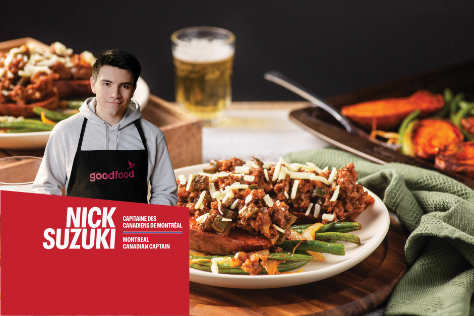 Nick’s Pick | Bourbon-Spiced Ground Beef over Baked Sweet Potatoes