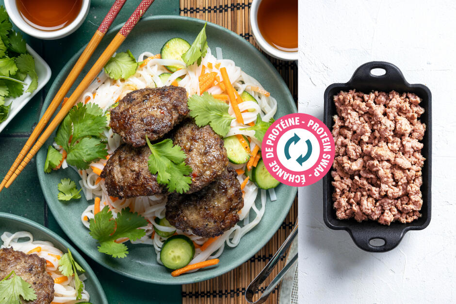 Protein Swap | Pork Bun Cha Bowls